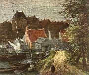 RUISDAEL, Jacob Isaackszon van View of Amsterdam (detail) h France oil painting reproduction